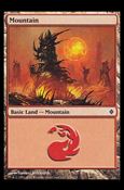 Magic the Gathering: New Phyrexia card 172 Mountain