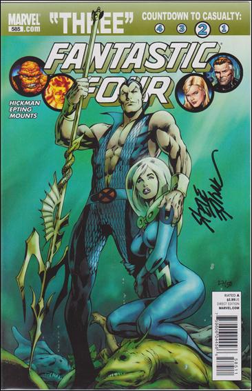 Fantastic Four (1961) issue 585-D Dynamic Forces (Signed by Steve Epting) 1/50