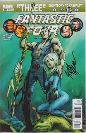 Fantastic Four (1961) issue 585-D Dynamic Forces (Signed by Steve Epting) 1/50