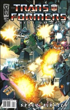 Transformers: Best of UK: Space Pirates issue 4 Dan Khanna Cover