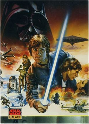 Star Wars Galaxy: Series 2 (Promo) card AA The Empire Strikes Back Concept Poster