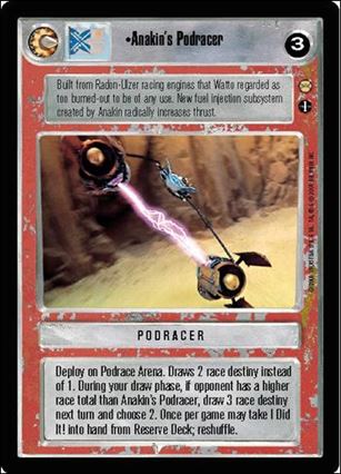 Star Wars: Tatooine Limited (Base Set) card 96 Anakin's Podracer