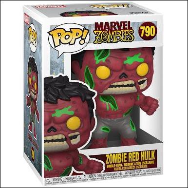 POP! Marvel figure 790 Zombie Red Hulk