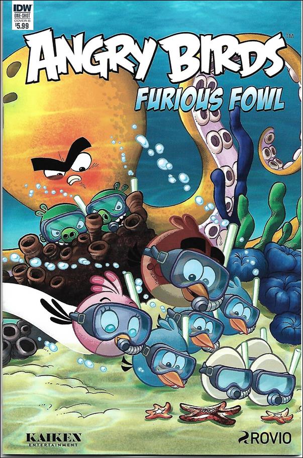 Angry Birds Quarterly: Furious Fowl issue One-Shot-B Paco Rodreques Wraparound Cover