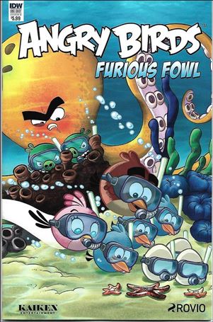 Angry Birds Quarterly: Furious Fowl issue One-Shot-B Paco Rodreques Wraparound Cover