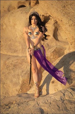 Die!namite issue 5-W 1:40 Virgin Dejah Thoris Cosplay Photo Cover
