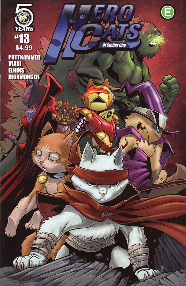 Hero Cats of Stellar City issue 13-B Marcus Williams Cover