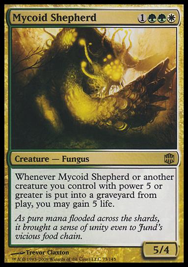 Magic The Gathering: Alara Reborn (Base Set) card 73 Mycoid Shepard