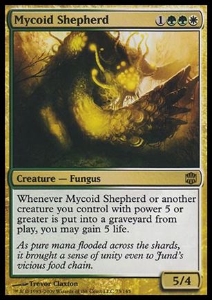 Magic The Gathering: Alara Reborn (Base Set) card 73 Mycoid Shepard