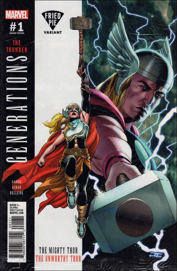 Generations: The Unworthy Thor & The Mighty Thor issue 1-G Polybagged John Cassaday Fried Pie Cover
