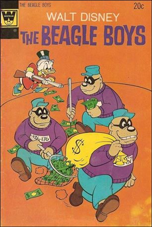 Walt Disney the Beagle Boys issue 21-B Whitman Cover