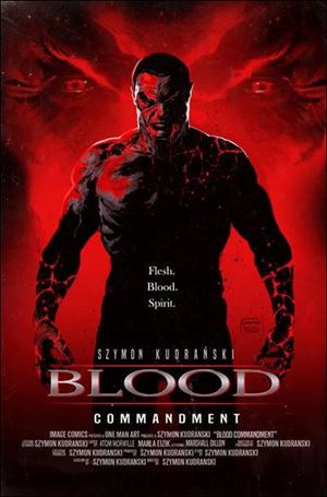 Blood Commandment issue 3-D Szymon Kudranski  Blade Movie Homage Cover