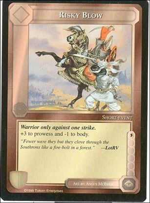 Middle-Earth: The Wizards (Base Set) card 367 Risky Blow