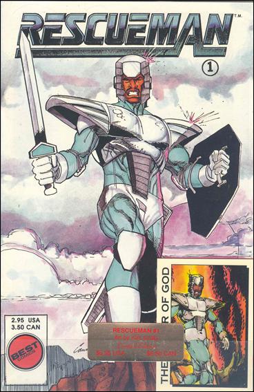 Rescueman issue 1-B Limited Edition Bagged w/Trading Card