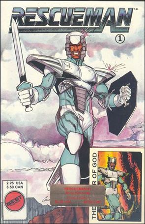 Rescueman issue 1-B Limited Edition Bagged w/Trading Card