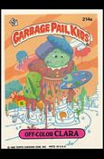 Garbage Pail Kids: Series 06 (Base Set) card 214a Off-Color Clara