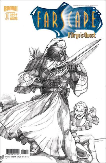 Farscape: D'Argo's Quest issue 1-C Caleb Cleveland Sketch Cover