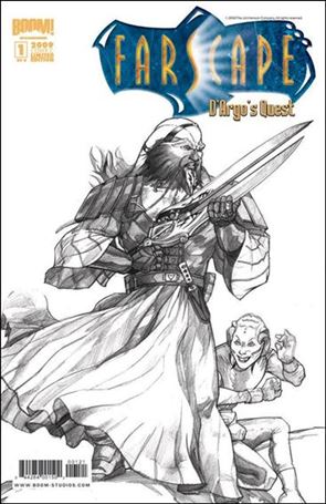 Farscape: D'Argo's Quest issue 1-C Caleb Cleveland Sketch Cover