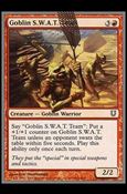 Magic the Gathering: Unhinged (Base Set) card 80 Goblin S.W.A.T. Team