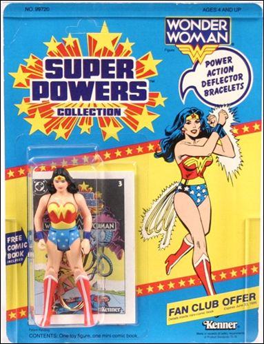 Super Powers Collection Action Figures (1984) figure 49 Wonder Woman - Wave 2 Re-Pack