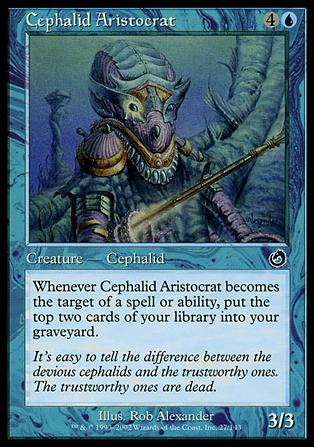 Magic the Gathering: Torment (Base Set) card 27 Cephalid Aristocrat