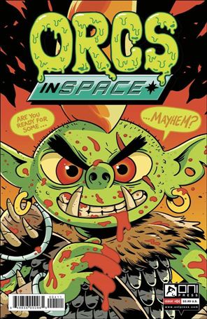 Orcs in Space issue 4 Francois Vigneault Cover