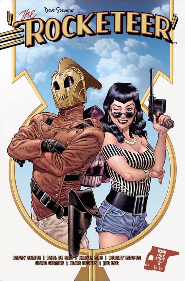Rocketeer  issue 1-B Gabriel Rodriguez Cover