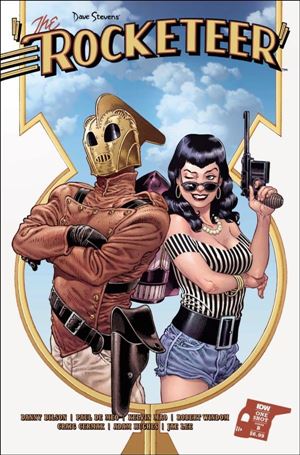 Rocketeer  issue 1-B Gabriel Rodriguez Cover