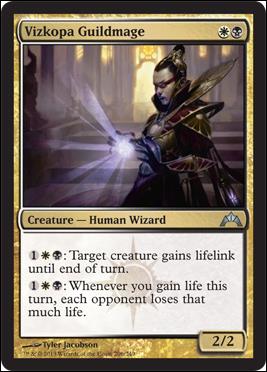 Magic the Gathering: Gatecrash (Base Set) card 206 Vizkopa Guildmage