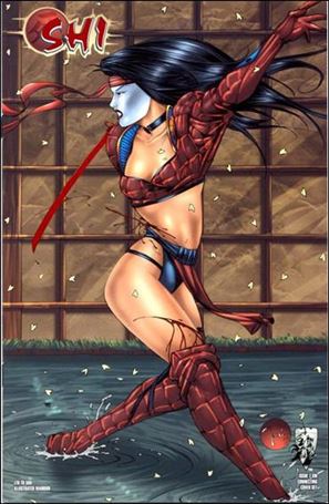 Shi: The Illustrated Warrior issue 7-D Connecting Cover Set Right Side 1/500