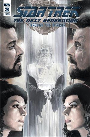 Star Trek: The Next Generation: Through The Mirror issue 3 J.K. Woodward Cover