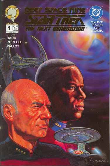 Star Trek: Deep Space Nine/Star Trek: The Next Generation issue 1-B Gold logo variant