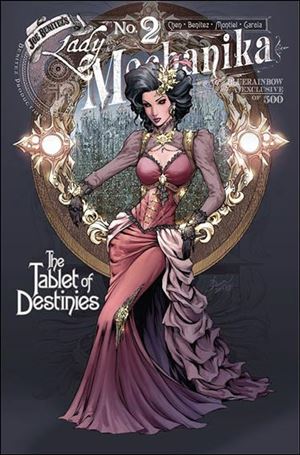 Lady Mechanika: The Tablet of Destinies issue 2-E Dawn McTeigue Blue Rainbow Cover 1/500