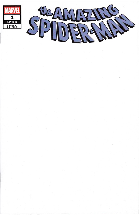 Amazing Spider-Man (2025) issue 1-I Blank/Sketch Cover