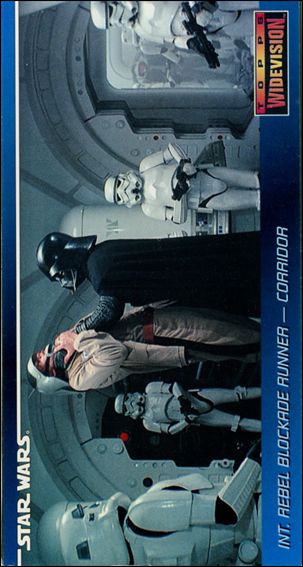 Star Wars Widevision (Promo) card K-01 Int. Rebel Blockade Runner - Corridor