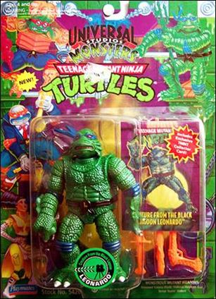 Teenage Mutant Ninja Turtles: Universal Studios Monsters figure 6 Creature from the Black Lagoon Leonardo