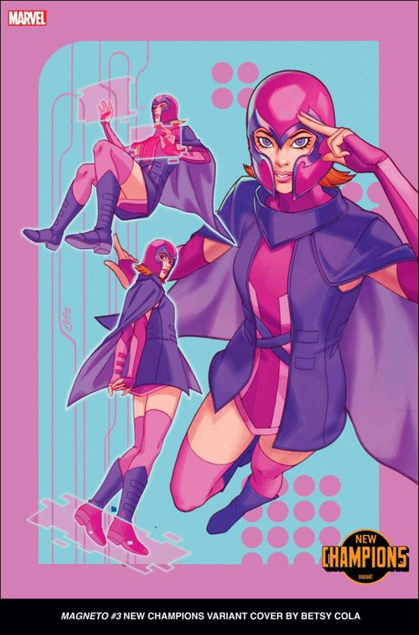 Magneto (2023) issue 3-B Betsy Cola New Champions Cover