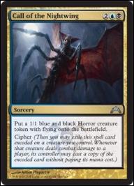 Magic the Gathering: Gatecrash (Base Set) card 149 Call of the Nightwing