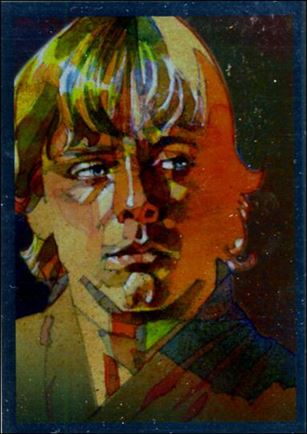 Star Wars Galaxy: Series 7 (Foil Subset) card 9 Luke Skywalker - Silver Foil