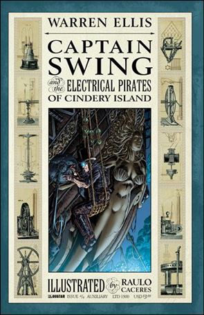 Captain Swing and the Electrical Pirates of Cindery Island issue 4-D Auxiliary Cover 1/1500
