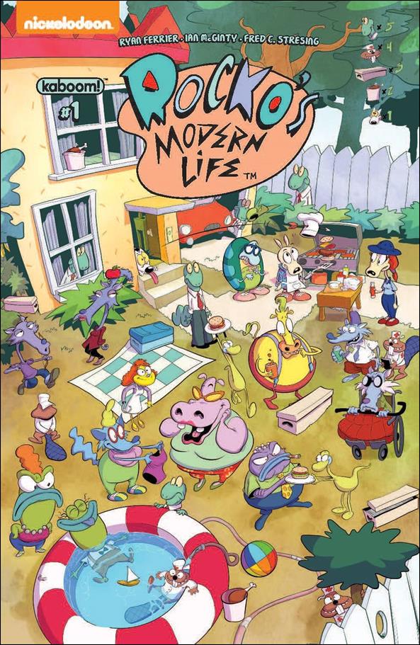 Rocko's Modern Life (2017) issue 1-C Bachan "Look and Find" Cover