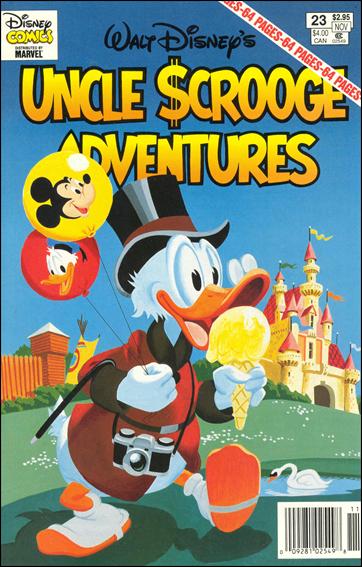 Walt Disney's Uncle Scrooge Adventures issue 23-B Marvel Cover