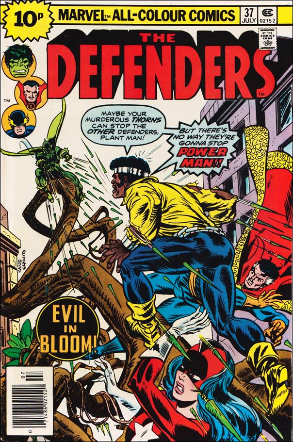 Defenders (1972) issue 37-C UK Price Cover