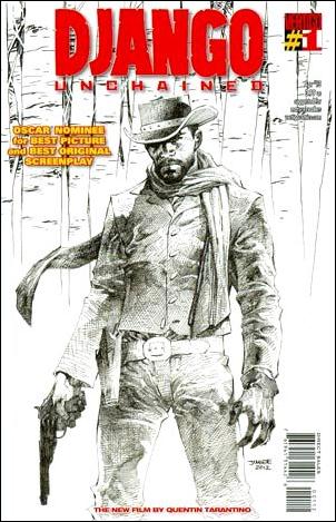 Django Unchained issue 1-C Jim Lee Sketch Cover (2nd Printing)