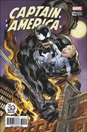 Captain America (1968) issue 700-C Mark Bagley Venom 30th Anniversary Cover