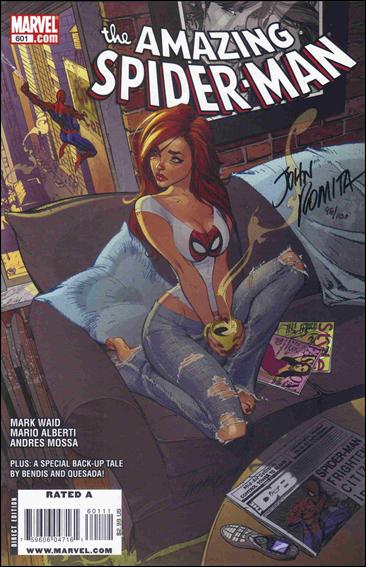 Amazing Spider-Man (1963) issue 601-D J. Scott Campbell Cover DF(Signed by Romita) 1/100