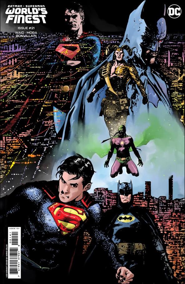 Batman/Superman: World's Finest issue 21-F Mirko Colak 1:50 Cardstock Cover