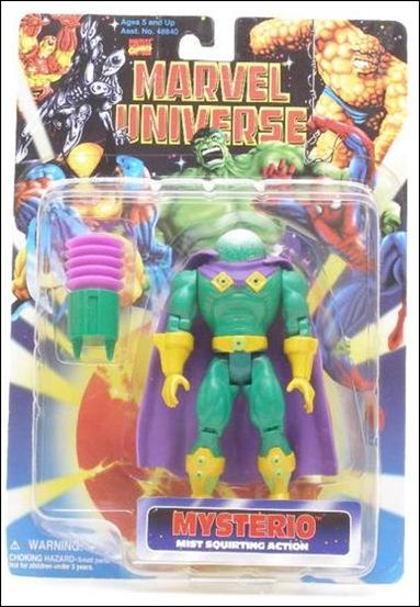 Marvel Universe (1996) figure 53 Mysterio (with Myst Squirting Action)