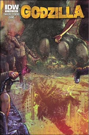 Godzilla (2012) issue 1-B Tony Harris Cover