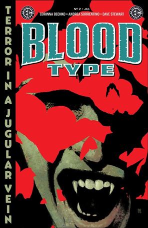 Blood Type issue 2-B Andrea Sorrentino Cover